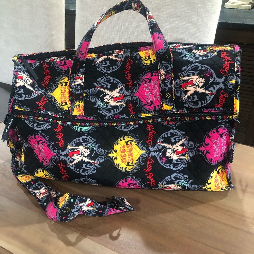 Authentic Betty Boop Overnight Duffel/Duffle Bag